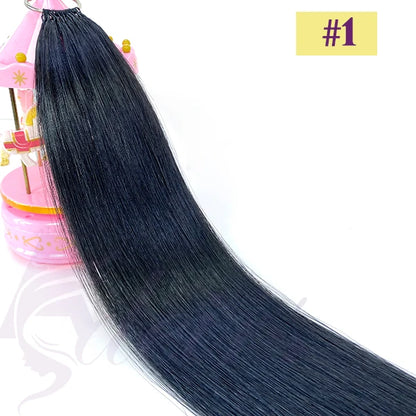 ADEIRS New Feather hair extensions 100% Human Hair Real Natural Hair Comfortable and Invisible Black Brown Blonde Straight