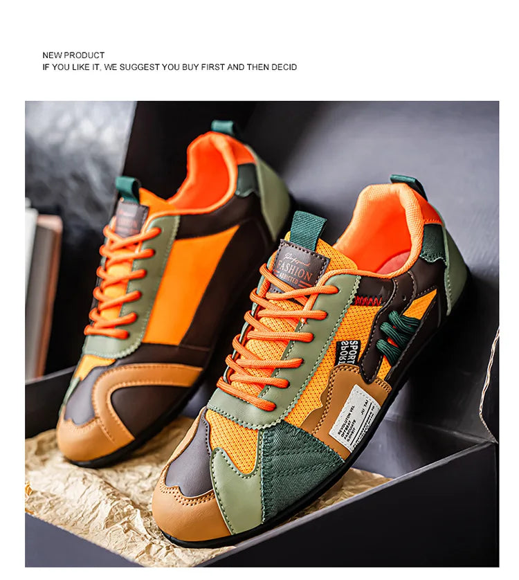 Men's Sports Shoes 2025 Autumn New Fashion Lightweight Wear-Resistant Casual Shoes Comfortable Non Slip Outdoor Running Shoes