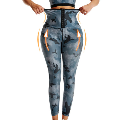Fitness Sauna Pant for Women High Waist Weight Loss Shaper Compression Workout Legging Sauna Suits Fat Burning Sweat Sportswear