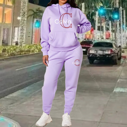 Hoodies Women Pants Sets Sweatshirt And Sweatpant Full Outfit Spring Autumn Loose Fit Stylish Trendy Designer Clothing Women Set