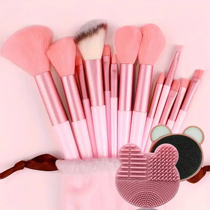 33pcs beauty set makeup kit  large and small beauty sponges for flawless makeup application and removal of makeup full set