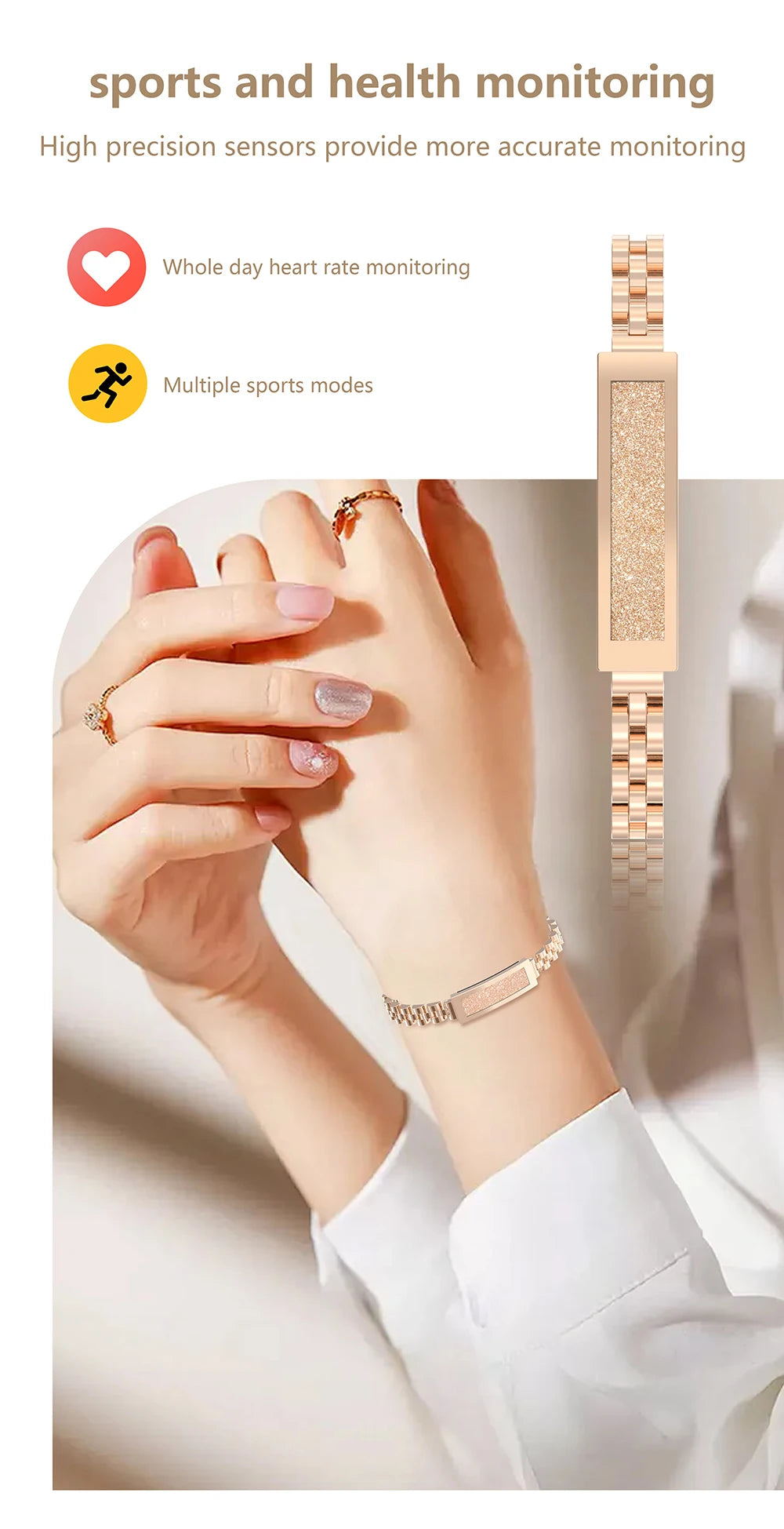 2026 New Smart Watch Pedometer Health Smart Bracelet Women Men Sports Fitness Waterproof Heart Rate Sleep Monitoring Wristbands