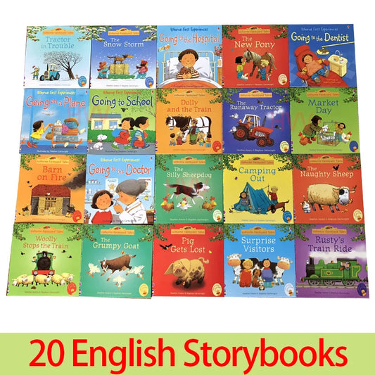 20 Books Storybooks  English Kids Usborne Picture Livros Children Baby Famous  Farmyard Tales Eary Education Libros Comics Art