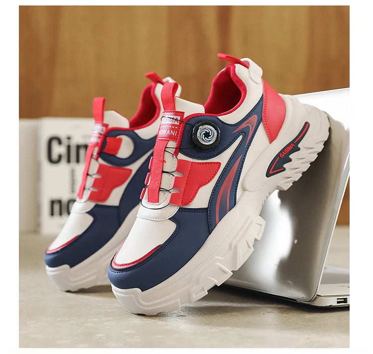 women's sports shoes 2026 Autumn New Men's Versatile High-Top Trendy Thick-Soled Running Shoes Breathable Casual Trendy Shoes