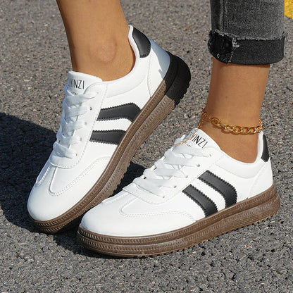 Sports Shoes for Women, Fashionable, Lightweight Lace-Up Sneakers, Casual Sneakers, Suitable for Travel and Running