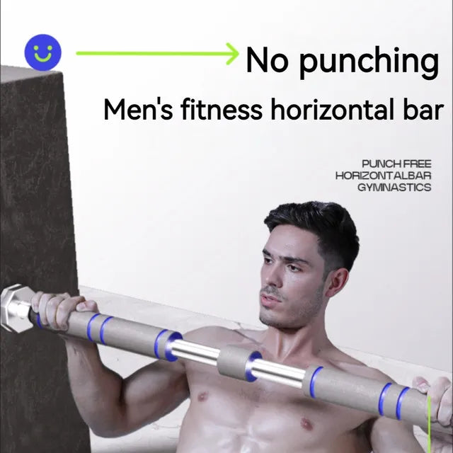 Telescopic Doorway Pull Up Bar Non-Slip Chin-Up Fitness Equipment Adjustable Home Gym Strength Training Heavy Duty For Men Women