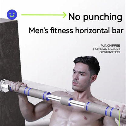 Telescopic Doorway Pull Up Bar Non-Slip Chin-Up Fitness Equipment Adjustable Home Gym Strength Training Heavy Duty For Men Women