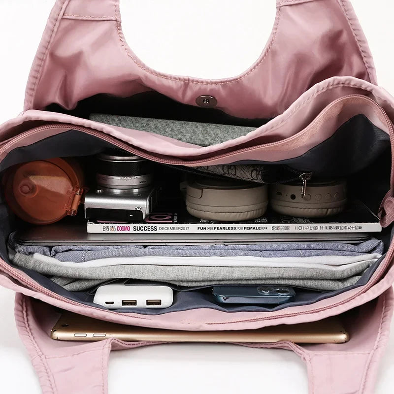 Large Capacity Folding Travel Bag Waterproof lightweight  Luggage Tote Handbag Travel Gym Yoga Storage Shoulder Bag For WomenMen