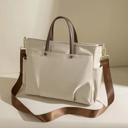 Laptop Bag Women's Shoulder Portable Large-capacity Briefcase Shoulder Crossbody Tote 15.6-inch Inner Sleeve Bag