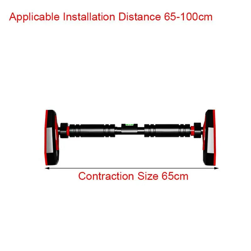 Home Gym Pull-Up Bars Training Horizontal Bar Non-Slip Telescopic Chin Up Bar Fitness Training Bar Anti-Reversing Sit Up Bar