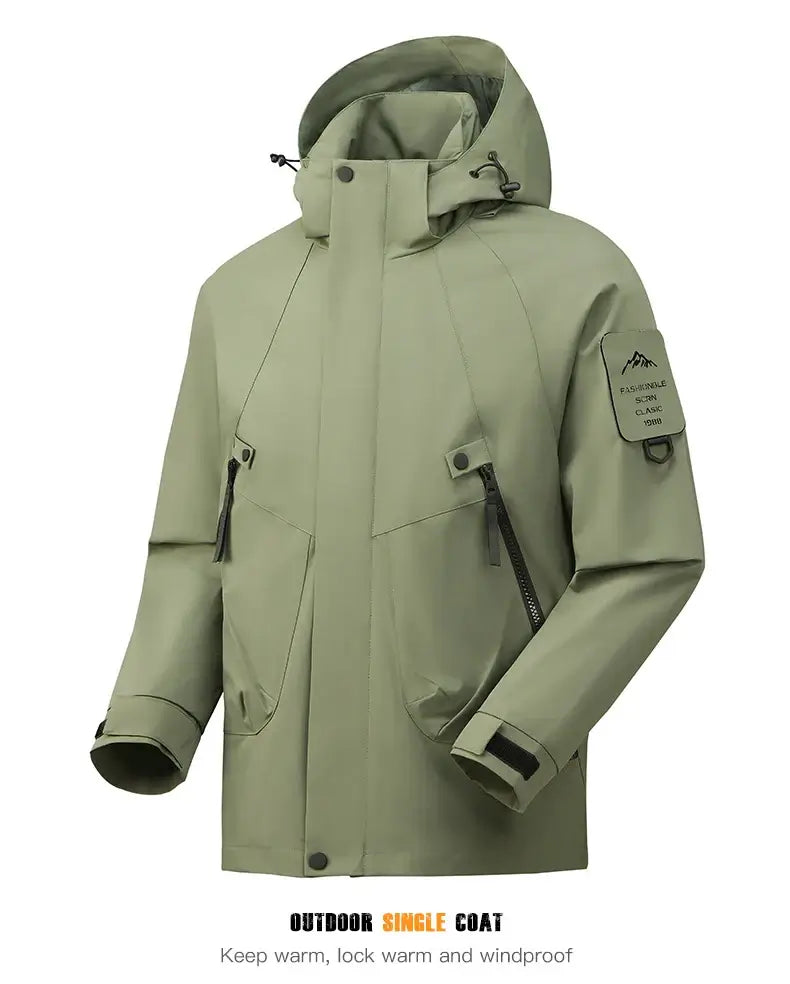 2026 Unisex Waterproof Jacket for Climbing Hiking Camping Trekking Windbreaker Men Women Outdoor Windproof Rain Coat Antifouling