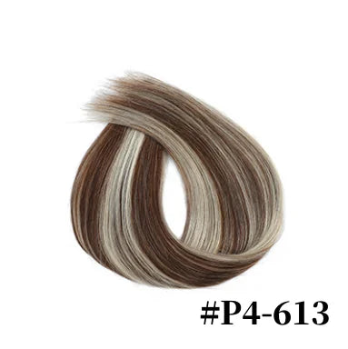 Human Hair Extension For Women Tape IN Hair Extensions Bonded Hairpieces Capsules Microlink Capsules Natural Straight Hair 20PCS