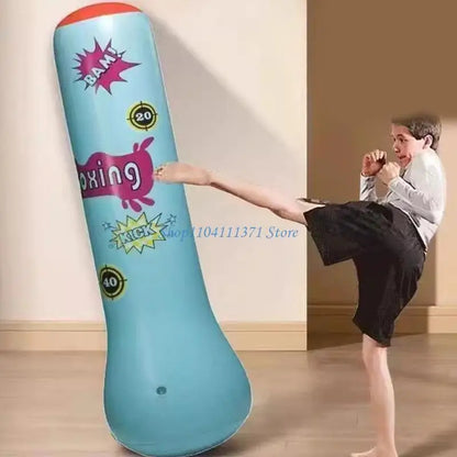 Kids Punching Bags Inflatable Boxing Bag Toy Children Boxing Punch Kicking Toy Fitness Training Equipment Enduring
