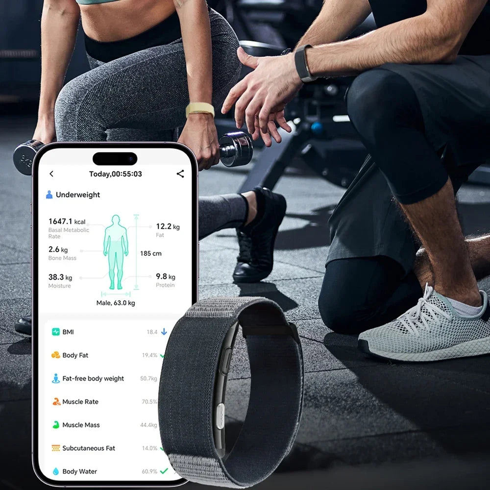 Health Couple Smart Bracelet Body Temperature Blood Pressure Monitor Fitness Tracker Men Women Sport Waterproof ECG Smart Watch
