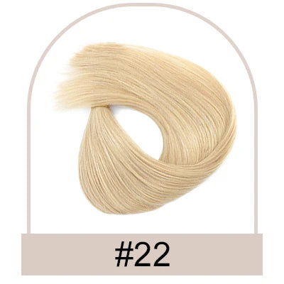 ITIP Hair Extension Human Hair for Women Straight Real Brazilian Human Hair 50 Strands Pre-bonded Highlight ITIP Hair Extensions