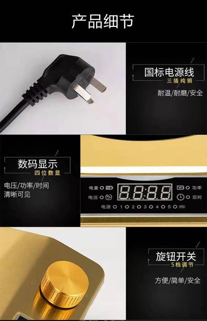 Flat induction cooker 220V 3500W commercial 5000W high-power hot pot stir-fry household induction cooker
