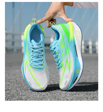 Running Shoes Carbon Board Speciality Marathon Men Sports Breathable Lightweight Women's Comfortable Athletic Nonskid Sneakers