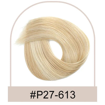 ITIP Hair Extension Human Hair for Women Straight Real Brazilian Human Hair 50 Strands Pre-bonded Highlight ITIP Hair Extensions