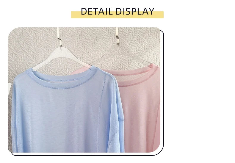 Women's Fitness Sports T-shirt Loose Long Sleeve Breathable Comfort Side-Opening Design Running Fitness Leisure Outdoor Yoga Top