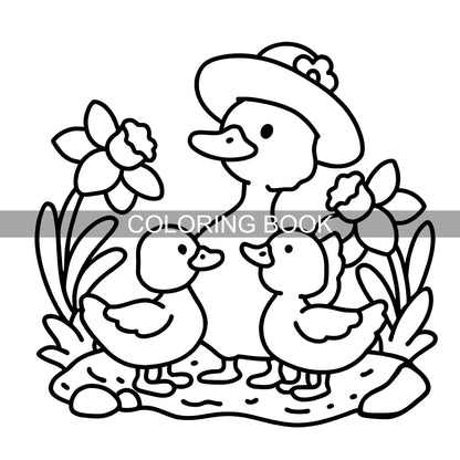 pring Colorful Coloring Book: Healing Educational Picture Book for Children - Inspiring Creativity and Relaxation