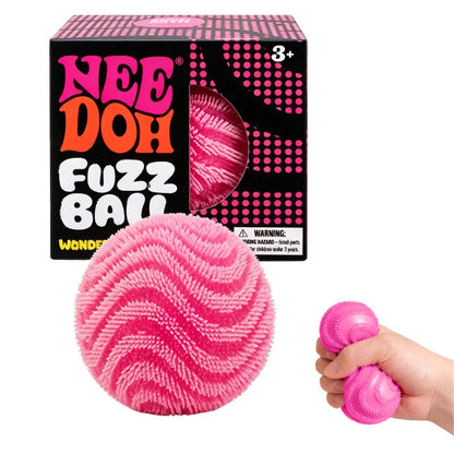 Nee Doh Fuzz Ball Blind Box Series Desktop Ornament Stress Relief Toys Suitable For People Under Pressure Fun Soft Stress Ball