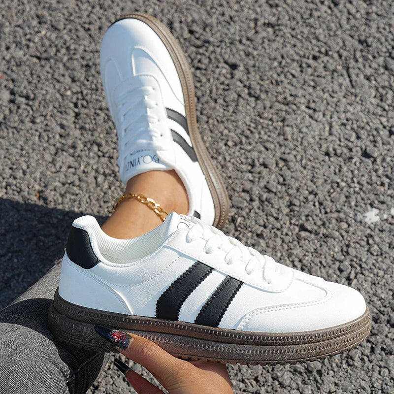 Sports Shoes for Women, Fashionable, Lightweight Lace-Up Sneakers, Casual Sneakers, Suitable for Travel and Running