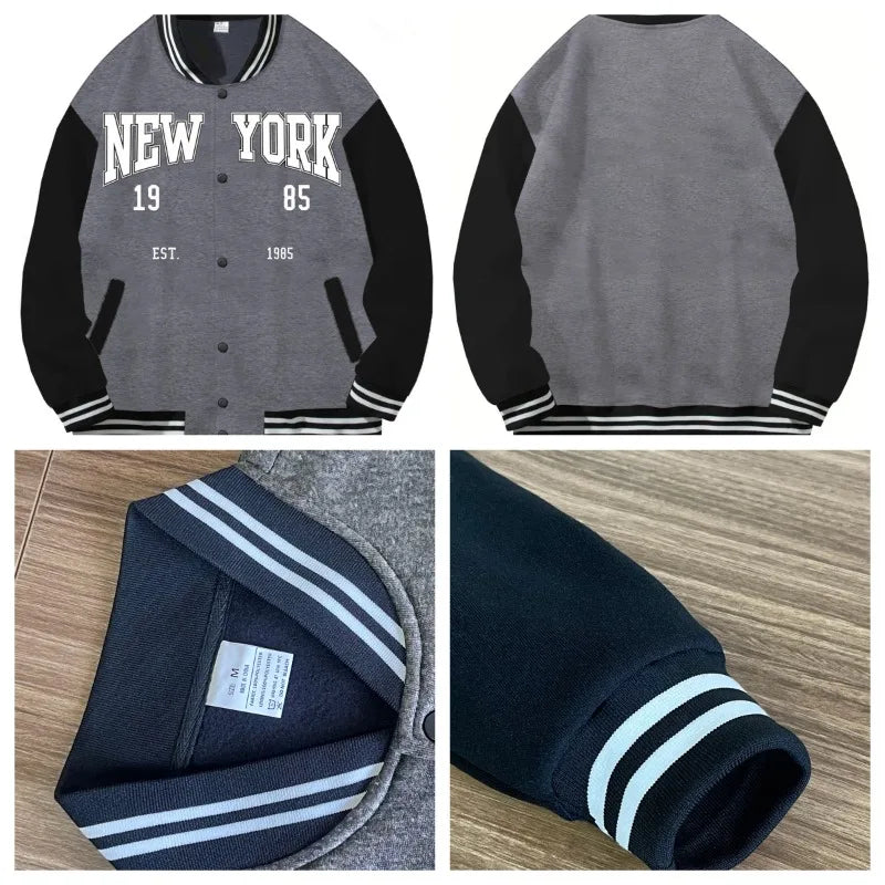 Spring and Autumn Outdoor Running Fitness Sports Leisure Baseball Jacket Lightweight Breathable Comfortable Casual Trendy Jacket