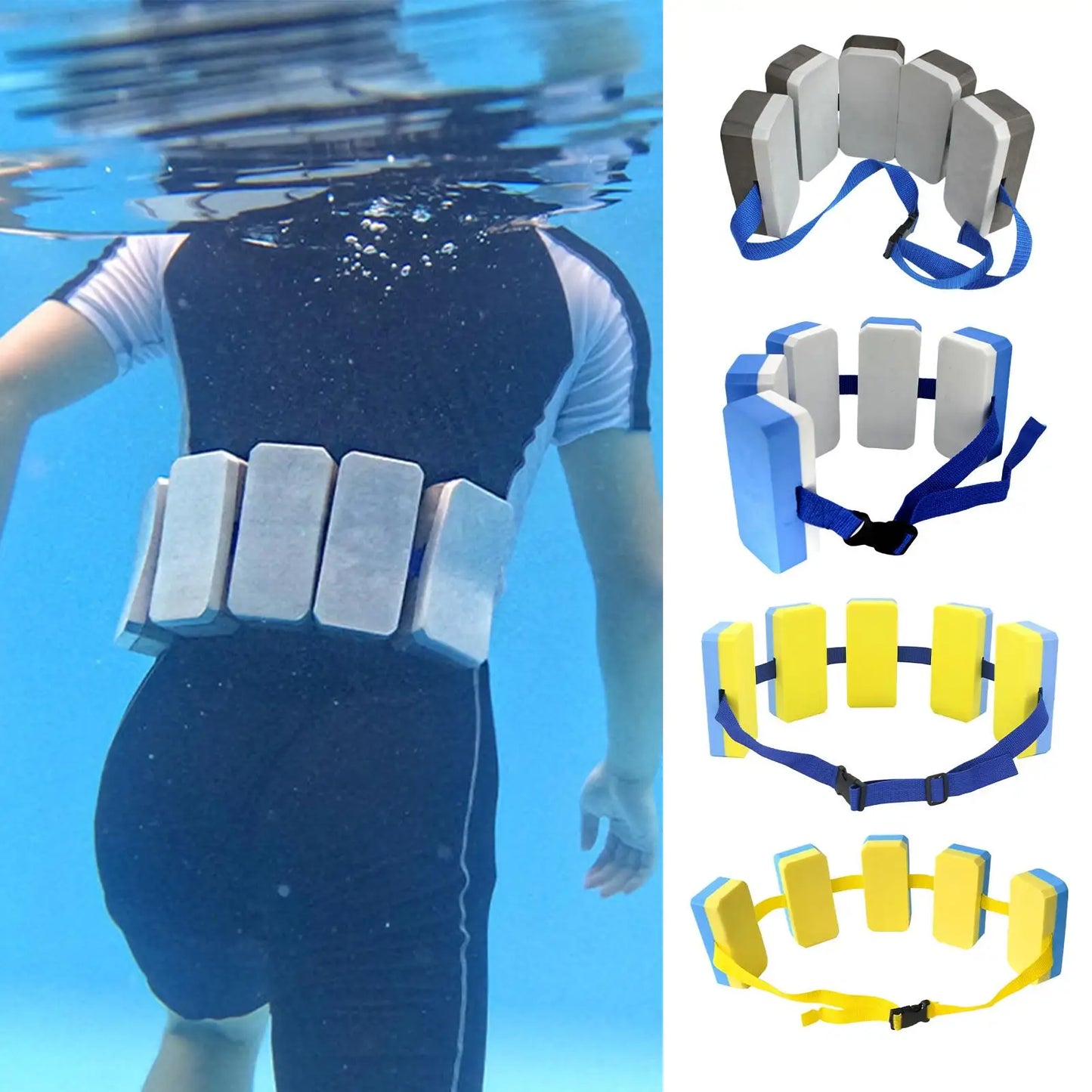 Kids Swimming Belt Children Swim Training Belt Adjustable Strap Equipment Exerciser Aid Flotation Belt Swim Trainer for Children