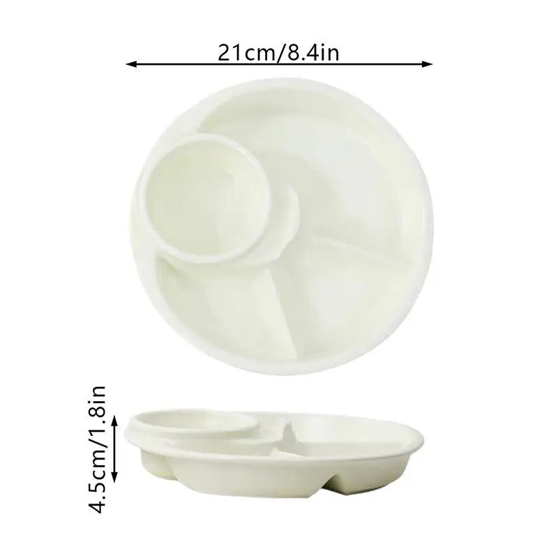Plate Dish Bariatric Portion Meal Food Diet Planning Weight Plates Divided Nutrition Loss Lose Serving Snacks Compartment Tool