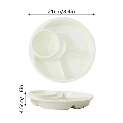 Plate Dish Bariatric Portion Meal Food Diet Planning Weight Plates Divided Nutrition Loss Lose Serving Snacks Compartment Tool