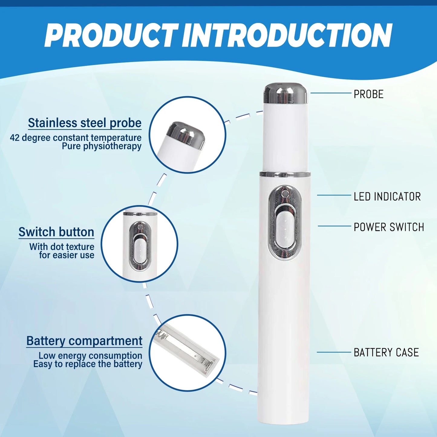 Healthy Body Laser Pen Leg Foot Care Tool for You Maintain Optimal Wellness
