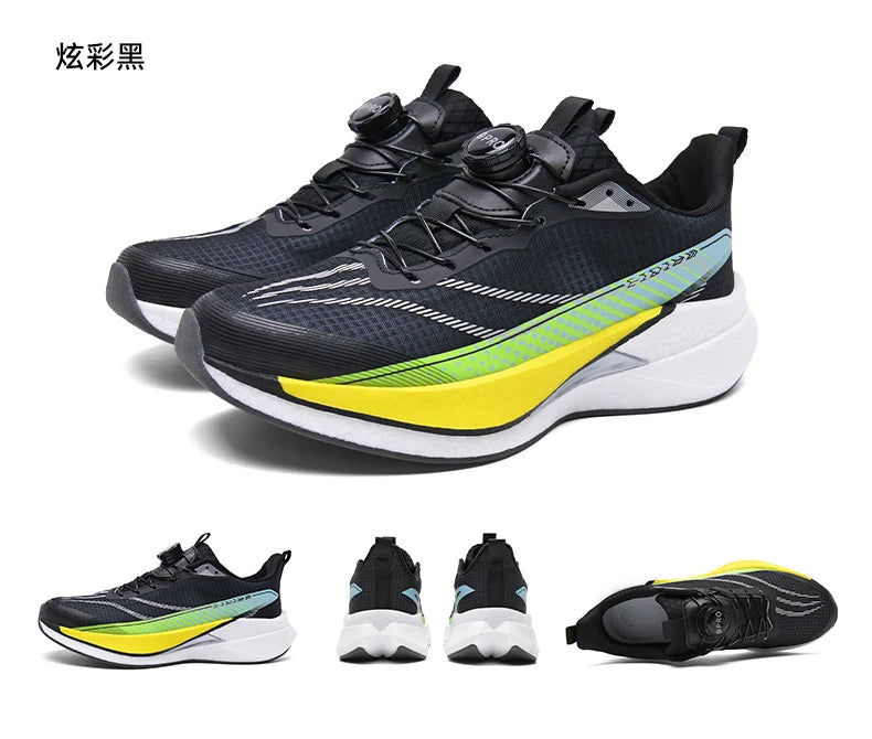 Sneakers﻿ Men Sports Carbon Board Speciality Breathable Lightweight Women's Comfortable Athletic Nonskid Marathon Running Shoe