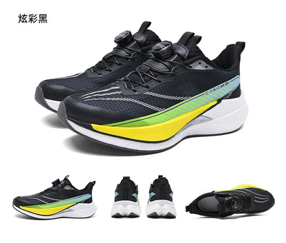 Sneakers﻿ Men Sports Carbon Board Speciality Breathable Lightweight Women's Comfortable Athletic Nonskid Marathon Running Shoe