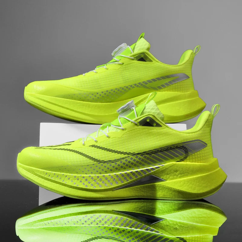 Sneakers﻿ Men Sports Carbon Board Speciality Breathable Lightweight Women's Comfortable Athletic Nonskid Marathon Running Shoe