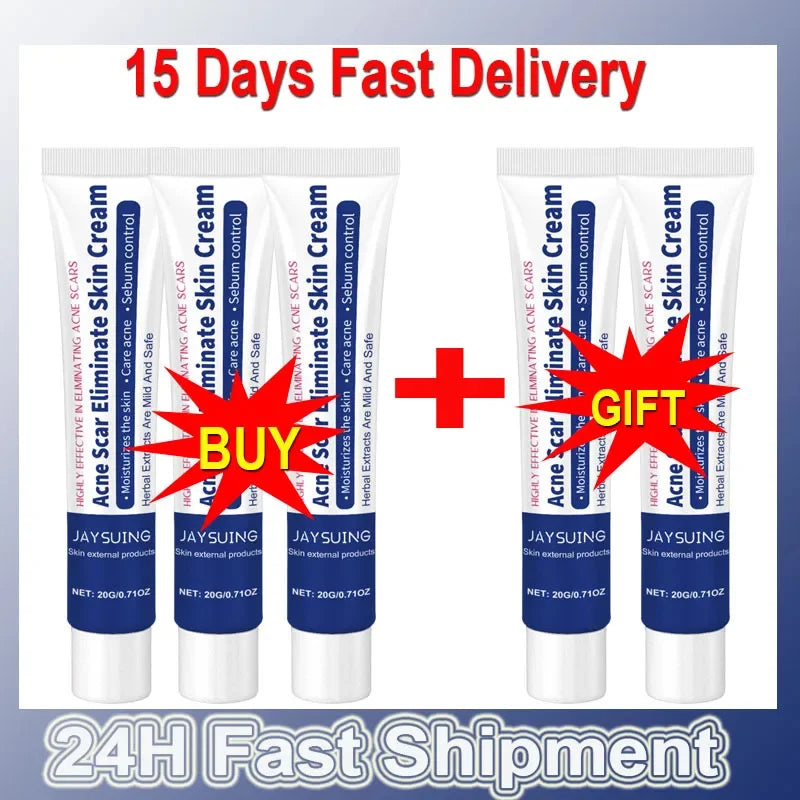 Herbal Anti-Acne Face Treatment Cream Blackhead Clears Pimple Scar Oil Control Shrink Pores Whitening Skincare Korean Cosmetics