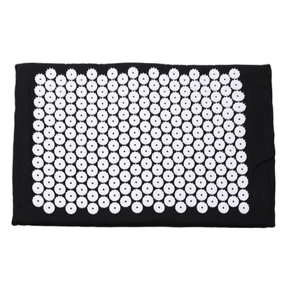 Acupuncture Massager Yoga Mat Pillow Massage Pain Relief Stress Back Pain Spike Acupuncture Mat and Pillow Set with Bag