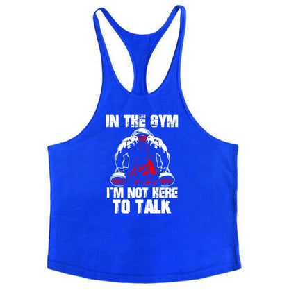 Fitness Sports Vest Summer Trendy Brand Casual Vest Loose Bottoming Waistcoat Sleeveless T-shirt