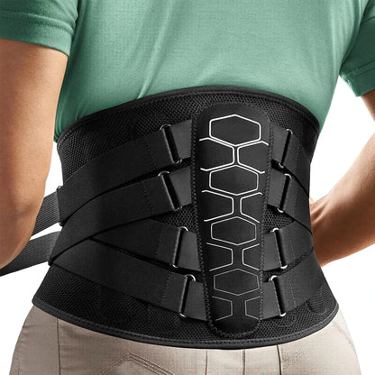 Back Brace for Lower Back Pain Women/Men,Back Support with Ergonomic Lumbar Pad,Breathable Lumbar Support Belt for Sciatica