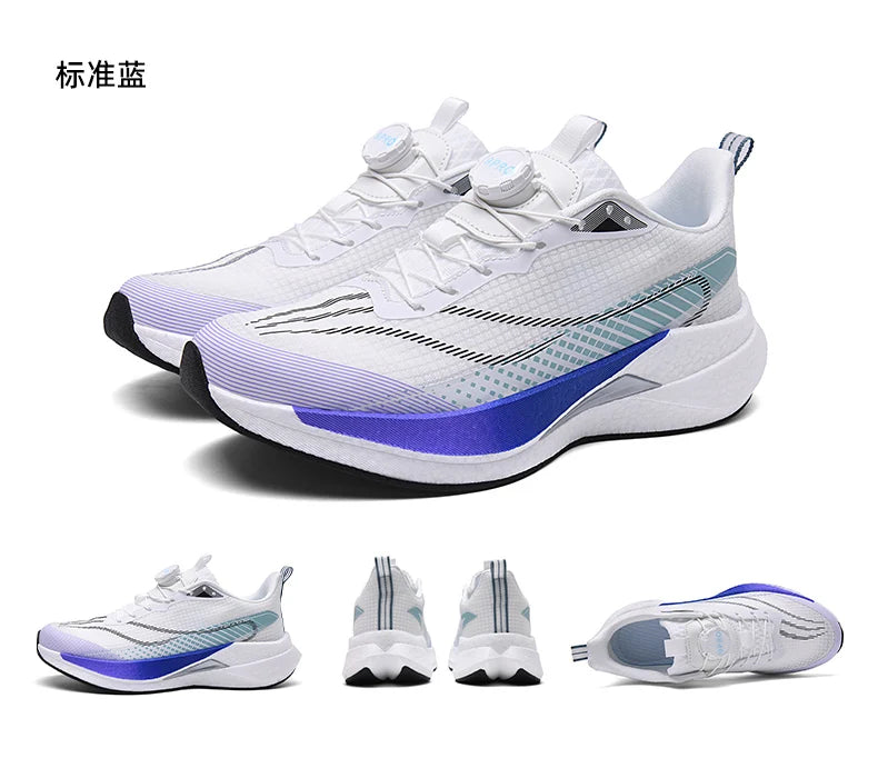 Sneakers﻿ Men Sports Carbon Board Speciality Breathable Lightweight Women's Comfortable Athletic Nonskid Marathon Running Shoe