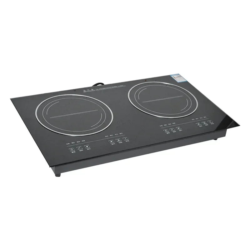 Double-Stove Induction Cooker Household Embedded Panel Cooktop Stove And Ceramic Stove Embedded Dual-Use Independent Control