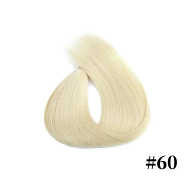 Human Hair Extension For Women Tape IN Hair Extensions Bonded Hairpieces Capsules Microlink Capsules Natural Straight Hair 20PCS