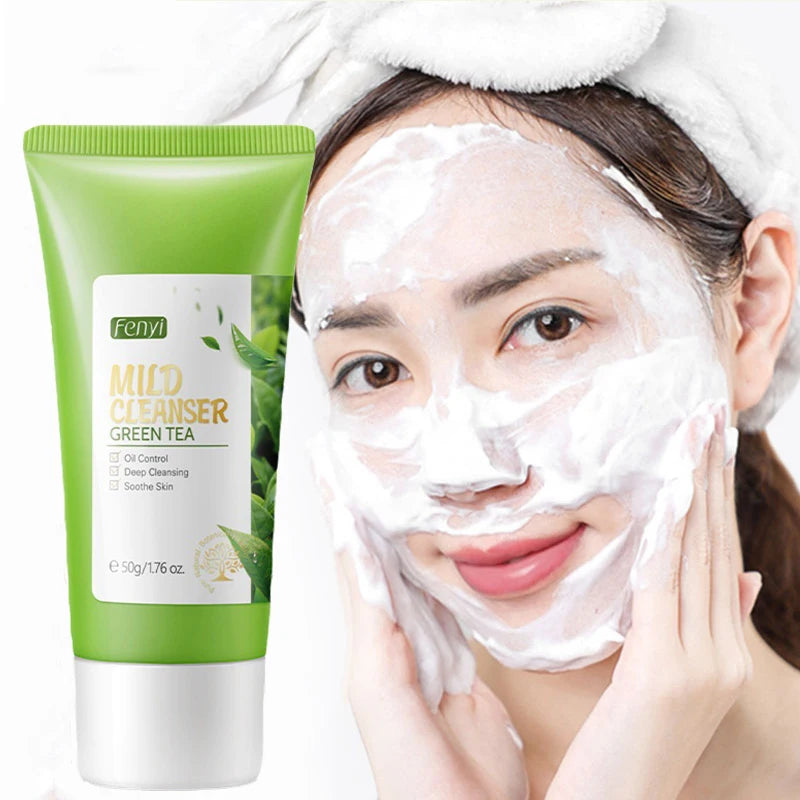 Green Tea Skin Care Kit Korean Cosmetic Moisturizing Exfoliate Beauty Face Care Set For Women Sakura Products Kit