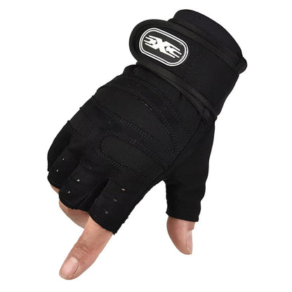 Men's Fitness Gloves Women's Fitness Weightlifting Wristband Gloves Fitness Training Sports Exercise Mountaineering Gloves