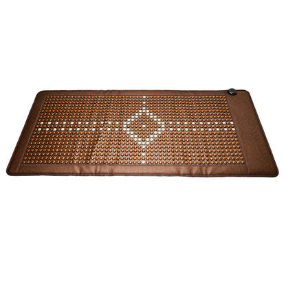 Tourmaline Infrared Heating Mattress NDT Tourmanium Stone Back Pain Relax Massage Thermal Mat