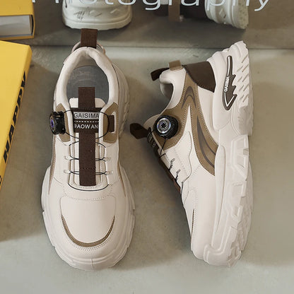 women's sports shoes 2026 Autumn New Men's Versatile High-Top Trendy Thick-Soled Running Shoes Breathable Casual Trendy Shoes
