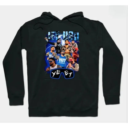 Jey Uso Yeet Hoodies Merch Hooded Women/Men Fashion Casual Streetwear Sweatshirts Clothing Fashion Hoodie Outwear
