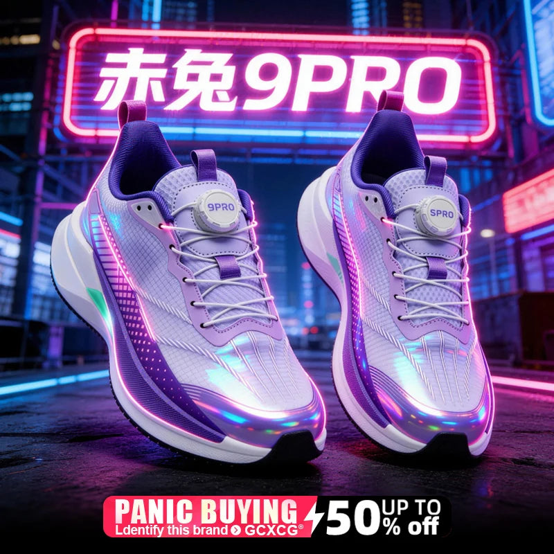 Sneakers﻿ Men Sports Carbon Board Speciality Breathable Lightweight Women's Comfortable Athletic Nonskid Marathon Running Shoe
