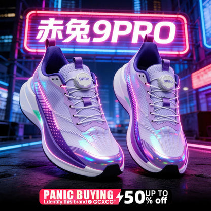 Sneakers﻿ Men Sports Carbon Board Speciality Breathable Lightweight Women's Comfortable Athletic Nonskid Marathon Running Shoe