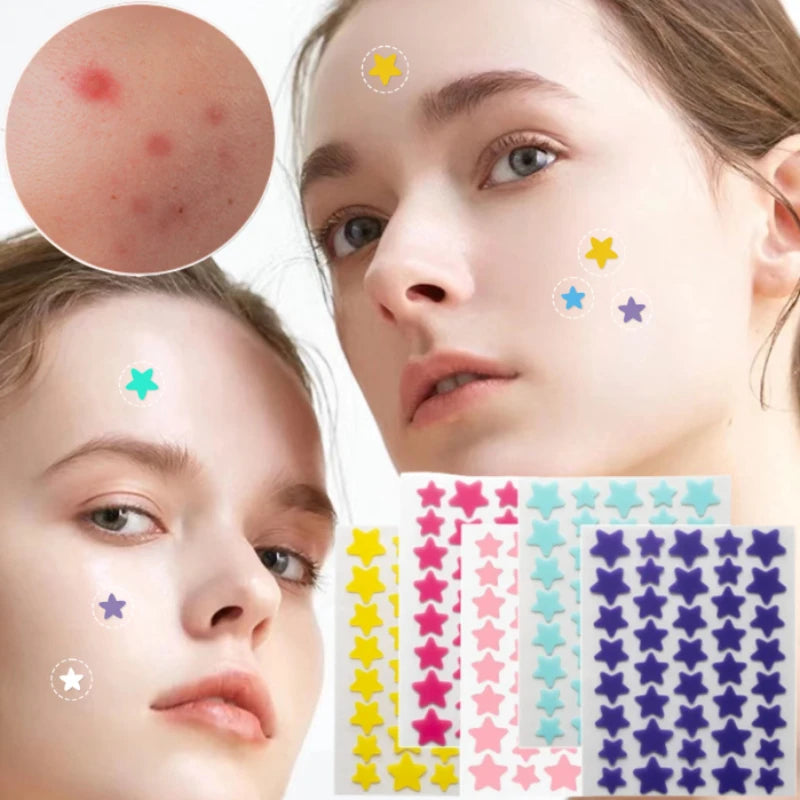 7/10/14Pcs Colorful Star Acne Patch Improve Women Skin Hydrocolloid Acne Tool Invisible Acne Cover Pimple Patch Skin Care Tools