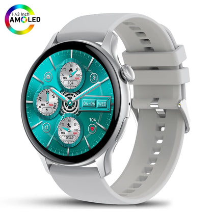 2025 New Real AMOLED HD Smartwatch Ladies Health Monitoring AI Voice Bluetooth Call Smart Watch Women Android IOS